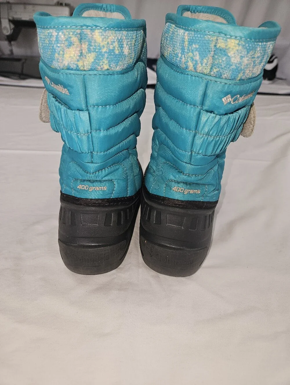 Columbia Teal Snow Boots Size 3 Girl